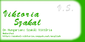 viktoria szakal business card